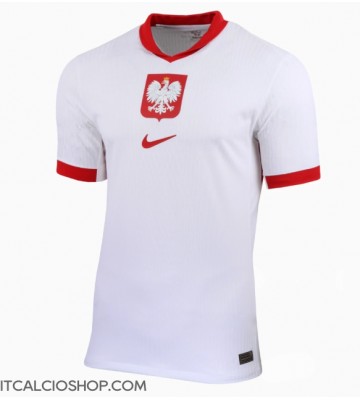 Polonia Prima Maglia Europei 2024 Manica Corta